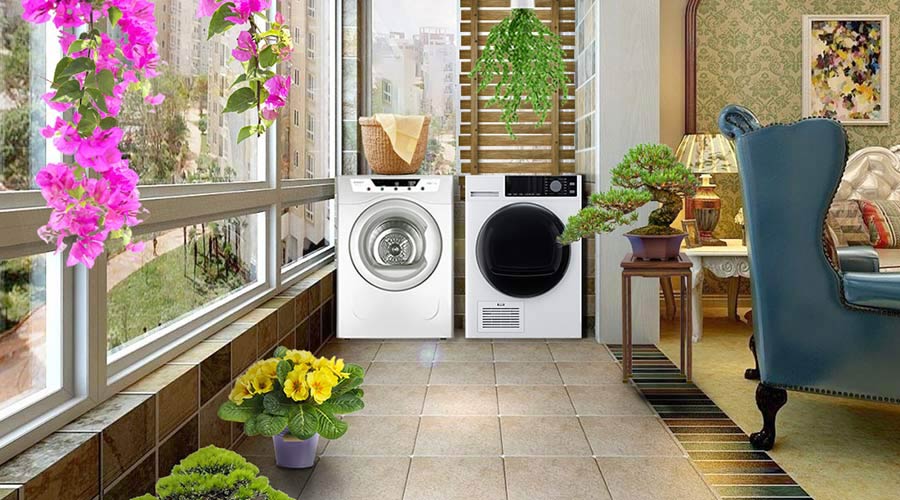 家居陽臺晾曬衣物不干怎么辦，衣物烘干機來解決！